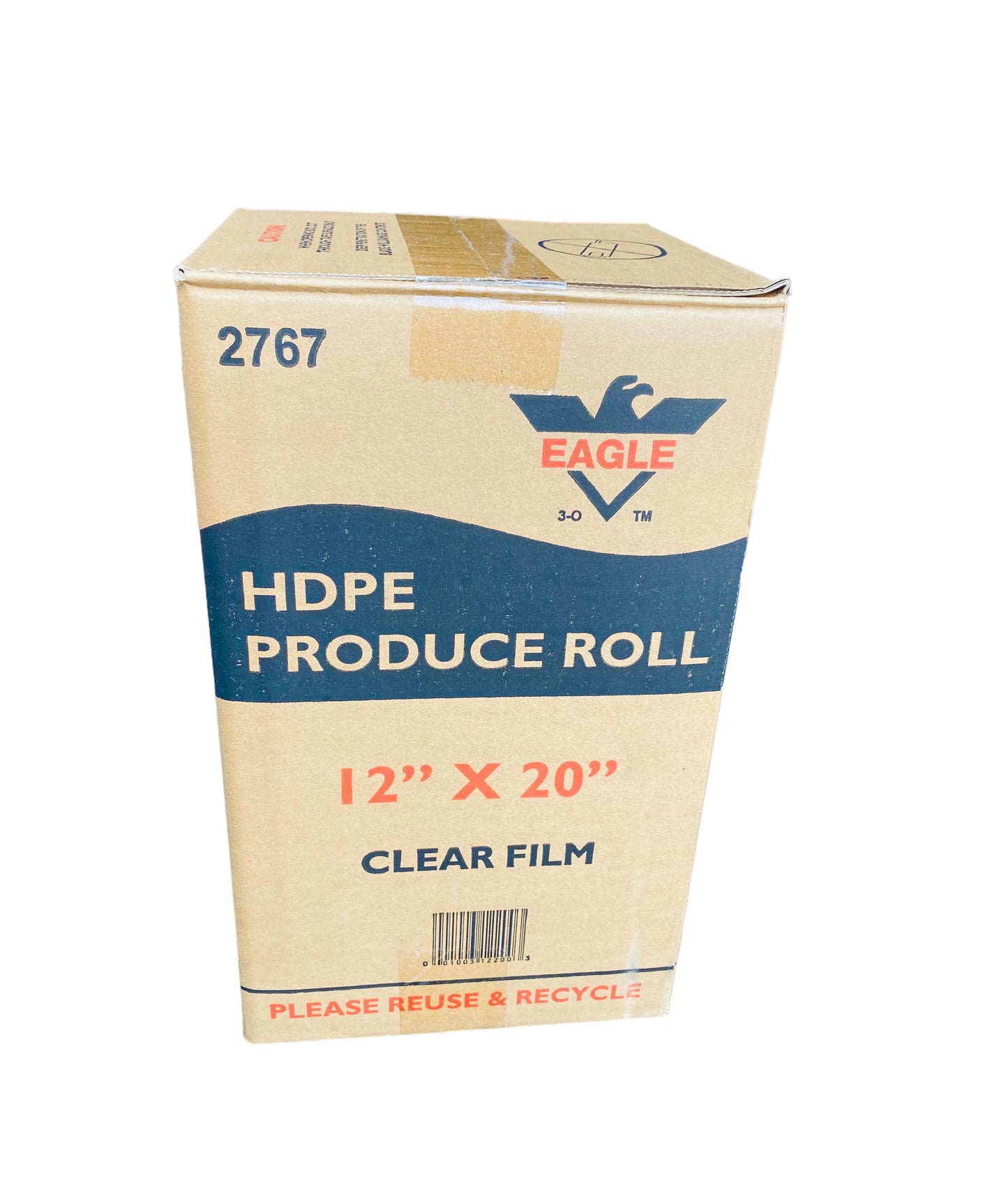 HDPE PRODUCE ROLL BAGS 12x20 (EAGLE)- 4/Case