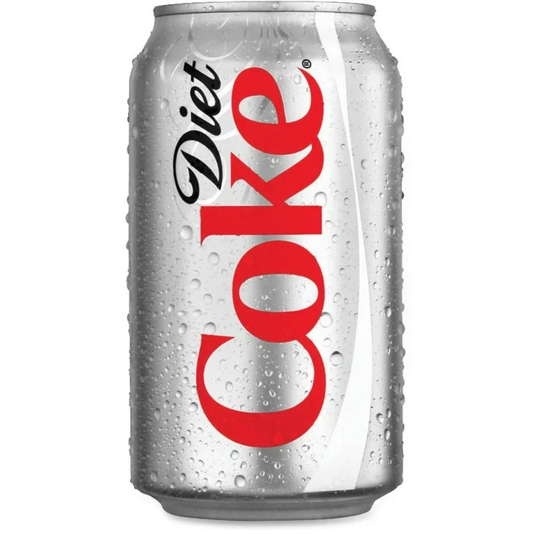 Coke Diet Soda Cans 12 fl oz x 24 Pack