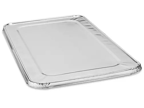 Aluminum Steam Table Pan Lids - Full Size 50/Case