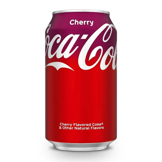 Coca-Cola Cherry Soda Soft Drink, 12 fl oz x 24 Pack