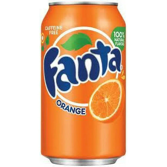 Fanta Soda Cans 12 fl oz x 24 Pack