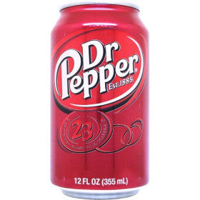 Dr Peper Soda Cans 12 fl oz x 24 Pack