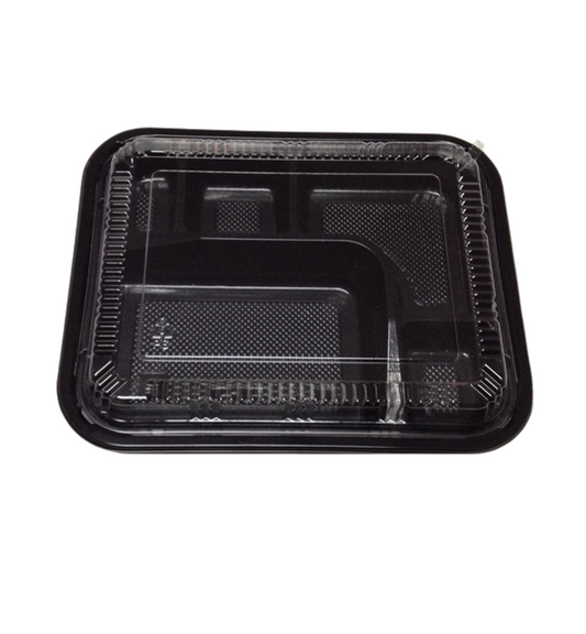 TZ-305 5 COMPARTMENT BENTO BOX WITH LIDS (252/Case)