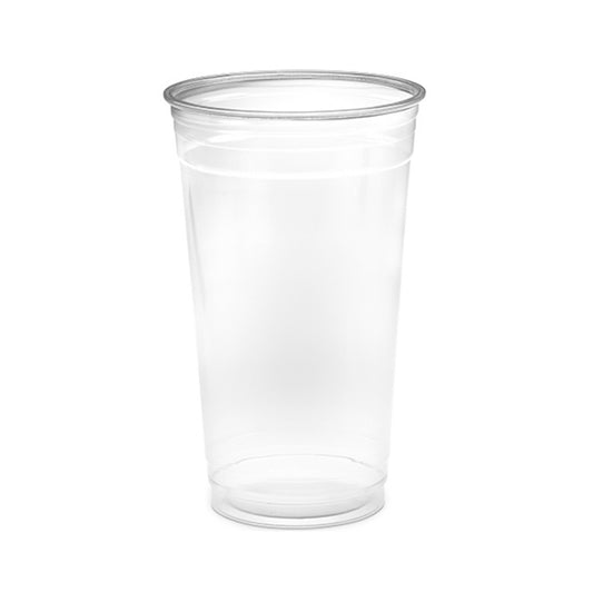 32 oz Clear PET Plastic Cups, 107mm - 500/Case