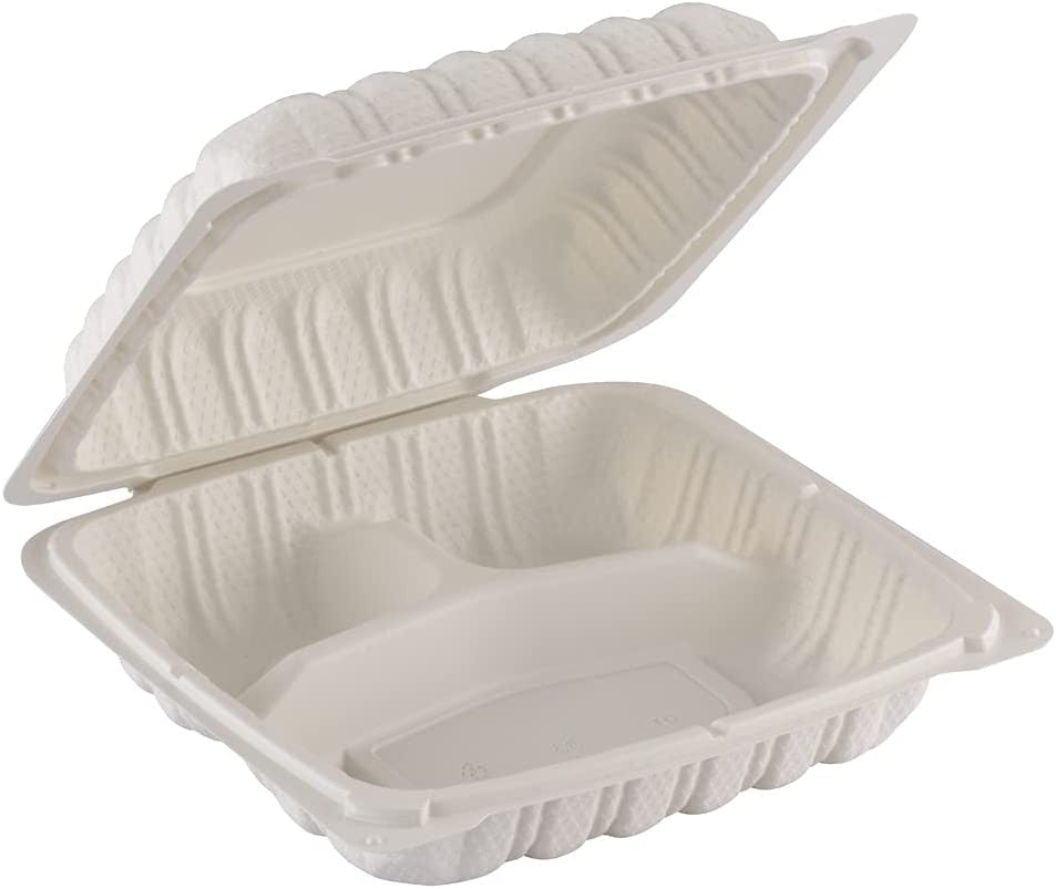 3-Compartment Food Containers