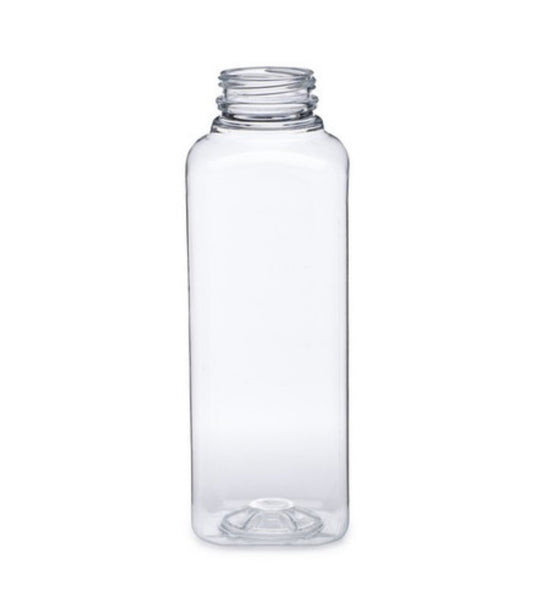 16OZ CLEAR PLASTIC JUICE BOTTLES 1/160