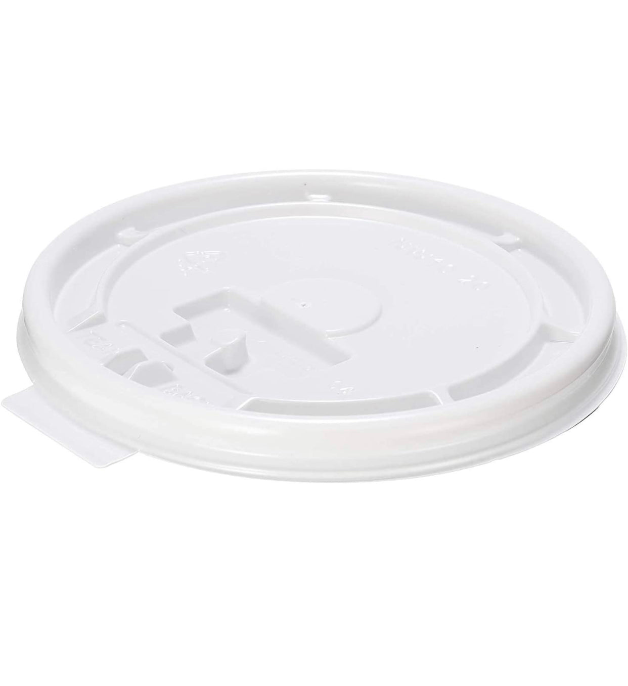 Flat Coffee Plastic Lid - 1000/Case